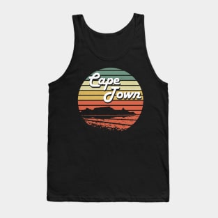 Cape Town Table Mountain South Africa Vintage Tank Top